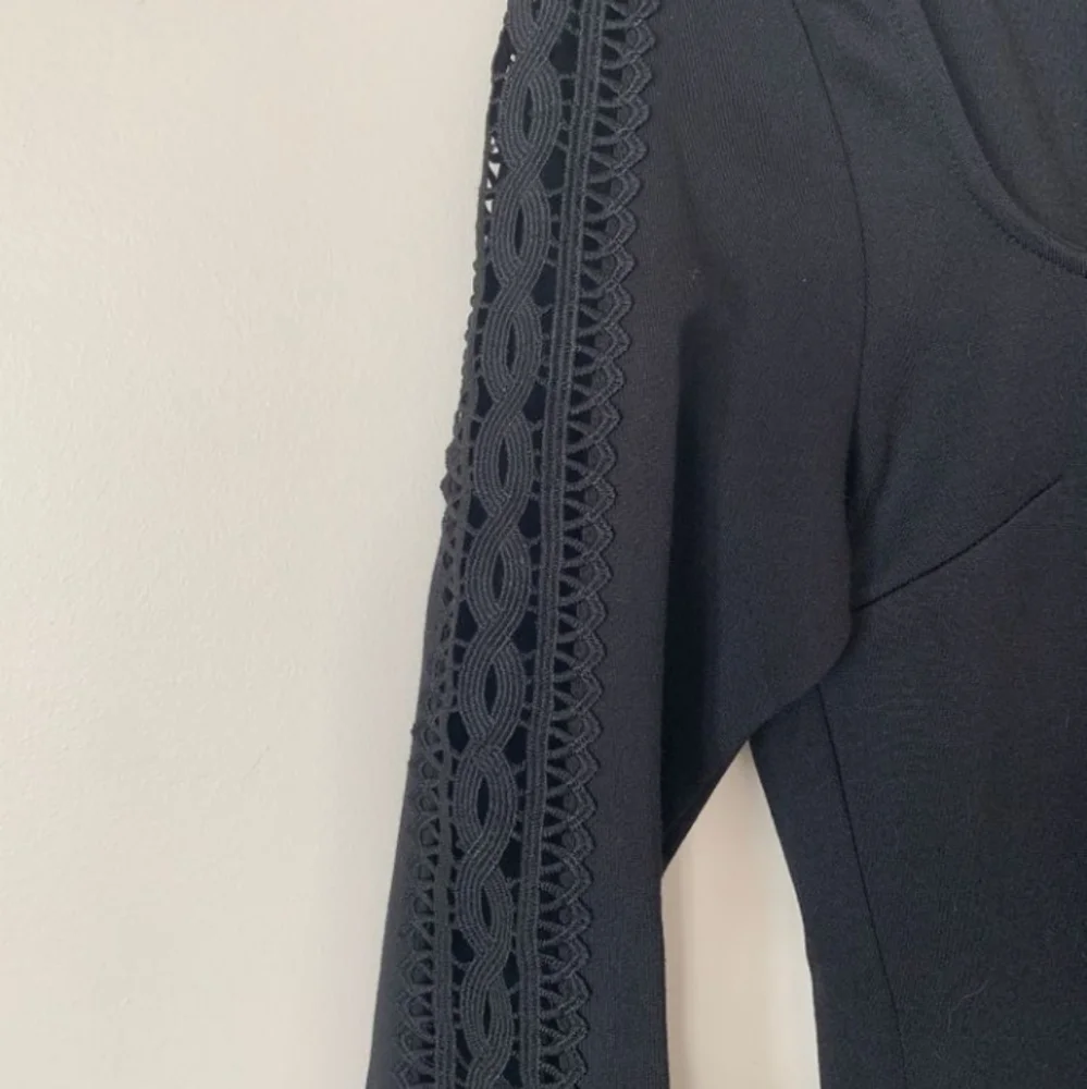 Lulu's Black Crochet Dress - Picture 10 of 11